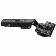 2 Blum CLIP top BLUMOTION 110° Full Overlay Black Onyx Hinges 71B3550 & Plates
