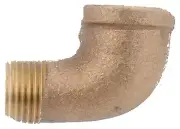 Pipe Fittings, Street Elbow, Lead-Free Brass, 90 Degree, 1/8-In. -738116-02