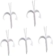 Cabilock 10Pcs Hook Loop Tape Adhesive Stickers for Table Skirts Wall Mounting Strong Hold Removable Reusable for Surfaces