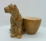 Quail Ceramics Leopard with Egg Cup 147