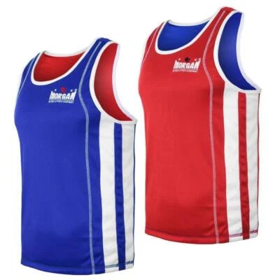 Morgan Sports - Morgan Reversible Boxing Singlet - Training Workout Sportswear