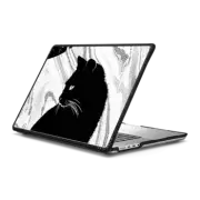 MacBook Pro 16-inch (M1 - M4) Impact Case Black cat - Halloween black and white illustration