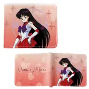 New Sailor Mars Style A SAILOR MOON BiFold Wallet Sera Mun Credit Card Billfold