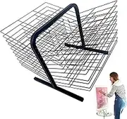 Art Drying Rack with 10/20 Removable Shelves, Classroom Painting Storage, Sturdy Art Organizer for Drawings, Drying Painting Storage Rack for Schools and Art Studios,20layers