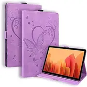 [Acphtab] Magnetic Case for 6.8" Kindle Paperwhite 11th Generation 2021- Premium PU Leather Cover with Card Holder & Pencil Holder for Amazon Kindle Paperwhite 2021 Signature Edition E-Reader (Purple)