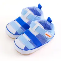 在飛比找NIKOKIDS優惠-【NikoKids】軟Q底學步鞋(SG565)藍色涼鞋 【柔