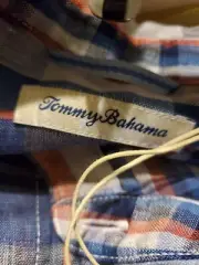 TOMMY BAHAMA AMERICANA PLAID XXXL 10710- BERING BLUE MEN