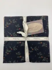 Moda Fabric Cranberry Wishes Kansas Troubles Layer Cake 10” x 10”