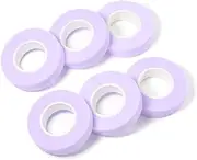 ANNAFRIS 6 Rolls Eyelash Extension Professional Tape,Breathable Fabric Lash Tape，Eyelash Extension Supplies-Purple
