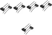 CIMAXIC 5sets Phone Splitter for 6p4c Rj11 Telephone Splitter 4-core Rj14 Cable Adapter Detachable 4pcs*5