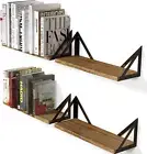 Wallniture Minori Floating Shelves Set of 4, Small Bookshelf Unit 17" x 6"