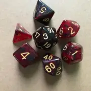 7pcs/set Table Game Polyhedral Dice Multicolor Polyhedral Game Dice For Dungeons