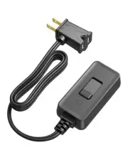 Plug in Dimmer Switch for Lamp, Table Lamp Dimmer for Dimmable 1 pack Black