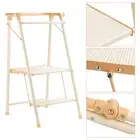 2-Step Kitchen Stepper Adult Folding Step Stool Kids Folding S3
