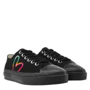 Paul Smith Kinsey Black Heart Womens Sneakers Shoes BNWB