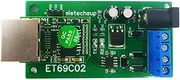 xioaue ET69C02 Ethernet Network IP RJ45 to RS485 Bus Converter for Modbus RTU Master Slave Client Server MQTT PLC