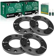 YHTAUTO 5x4.75/5x4.5 inch Wheel Spacers 12 mm Compatible with Acura Chrysler Dodge Ford Honda Hyundai Jeep Lexus Mazda Models, Tire Spacers w/ 12.9 Grade Studs, 78.1mm Center Bore 5 Lug 4PCS Spacer