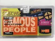 Tiger Quiz Wiz Famous People Cartridge & Book #6 1001 Questions New Sealed