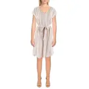 Splendid Womens Daytime Mini Striped Shift Dress BHFO 7643