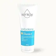 Kenkay Skin Relief Sorbolene and Vitamin E Light Cream 100 g Tube - Total Body Moisturiser - Fragrance-Free - Color Free - for All Skin Types