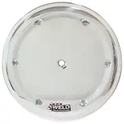 Weld Racing Sprint Beadloc Ring Polished Suit 15" Rim, 16 Bolt Ring With 6 Hole Dzus Cover