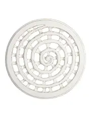 [Willow & Silk] Coastal Shell Round Wall Art in Natural