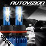 AUTOVIZION LED HID Headlight kit 9004 HB1 6000K for Nissan Quest 1993-1995