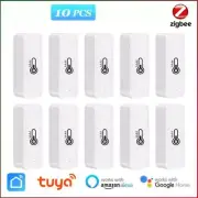 Tuya Yandex Alexa Wifi Zigbee Temperature And Humidity Sensor Voice Control