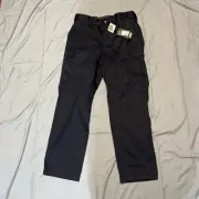 5.11 Tactical Pants Mens 36 Blue PDU Cargo Class B Taclite RipStop Unhemmed