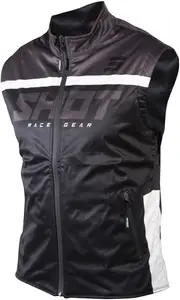Shot Bodywarmer Lite 2.0 Motocross Vest, black-white, Size S for Men Black White