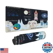 Lalamelody Universe Planets Mouse Pad Large Extended Computer Full Desk Pad 3
