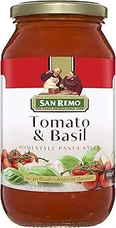 San Remo Tomato and Basil Pasta Sauce, 500 g
