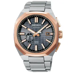 【SEIKO 精工】Astron系列 GPS 鈦金屬 薄型衛星電波腕錶(SSJ014J1/3X62-0AA0K 禮物)