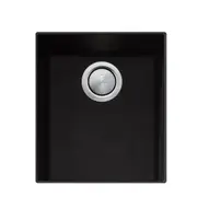 Oliveri 27L Santorini Single Bowl Undermount Sink - Black