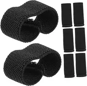 Outanaya 8pcs Elastic Belt Loop Connectors Heavy Duty Belt Strap Keepers for Men Backpack Accessories Comfortable Fit Moderate Stretch Easy Use Versatile for Outdoor Activities