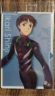 Shinji Ikari Rebuild of Evangelion Wafer Card Vol 2 SP 31 Bandai