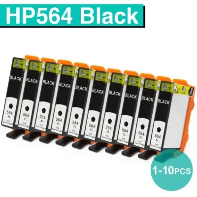 generic BLACK Ink for HP 564xl BK Officejet 4610 Deskjet 3520 3070 5520 nonoem