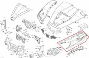 NEW OEM CAN-AM COMMANDER MAX 800 1000 FRONT LEFT FENDER YELLOW