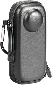 ULBTER Mini Bag Case for Insta360 X4 Camera + Carabiner Clip for Insta 360 X4 [1+2 Pcs], Carrying Storage Portable Accessory