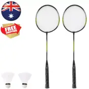 Family Badminton Set with 2 Rackets Shuttlecocks Portable Tennis Outdoor Sports*