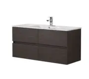 Stella Walnut | 1500mm Walnut PVC Wall Hung Vanity