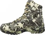 [RICHOLV] Men Military Boot Spring Waterproof Canvas Camouflage Combat Desert Ankle Boots Mens Shoes