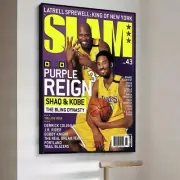 Kobe Bryant Shaquille O'Neal Magazine Poster