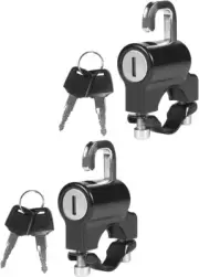 Motorcycle Helmet Lock, 2Pcs Universal Motorcycle Helmet Anti-Theft Security Hel