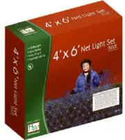 Noma 48954-88 Holiday Wonderland 150 ct 4' x 6' BLUE Net Christmas Lights