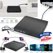 USB External Windows 07/08 DVD CD Drive Reader Disc Combo Laptop PC Burner ACB#