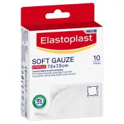 Elastoplast Soft Gauze (7.5cm X 7.5cm) X 10