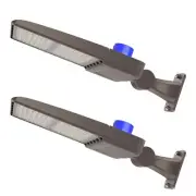 300W LED Parking Lot Light 2Pack, LED Shoebox Light with 42000LM 5000K Daylig...