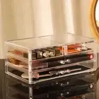 Drawer Type Transparent Organizer Shelf Jewelry Sorting Box Skin Care