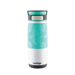 【CONTIGO】不銹鋼保溫隨行杯473ml-白(自動密封防漏)